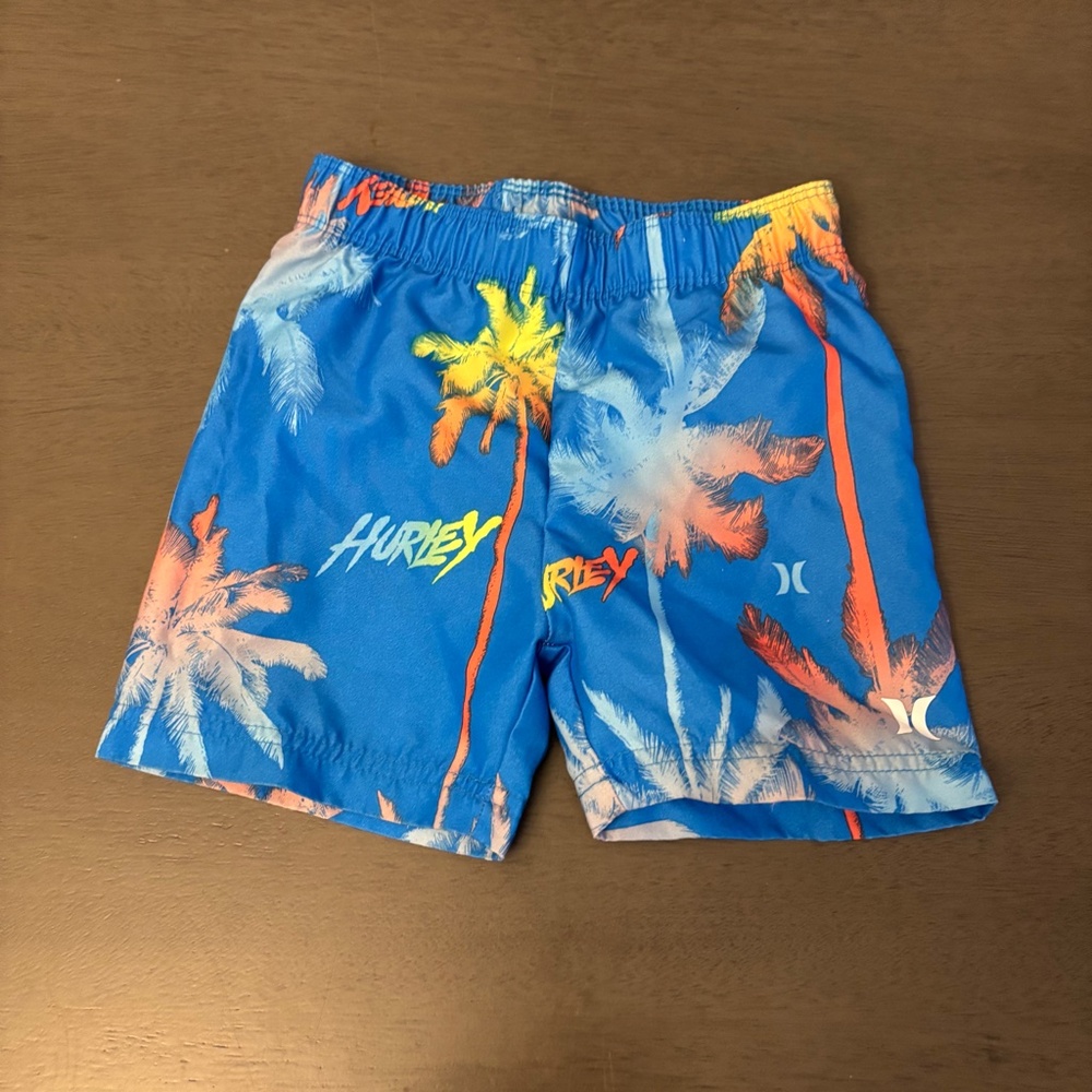 Toddler Boys Hurley Tropical Swim Trunk Size 18 Months